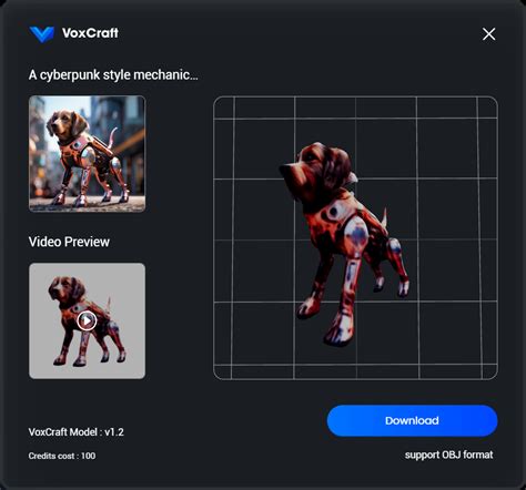 stl file generator ai|VoxCraft: Free 3D AI Generator.